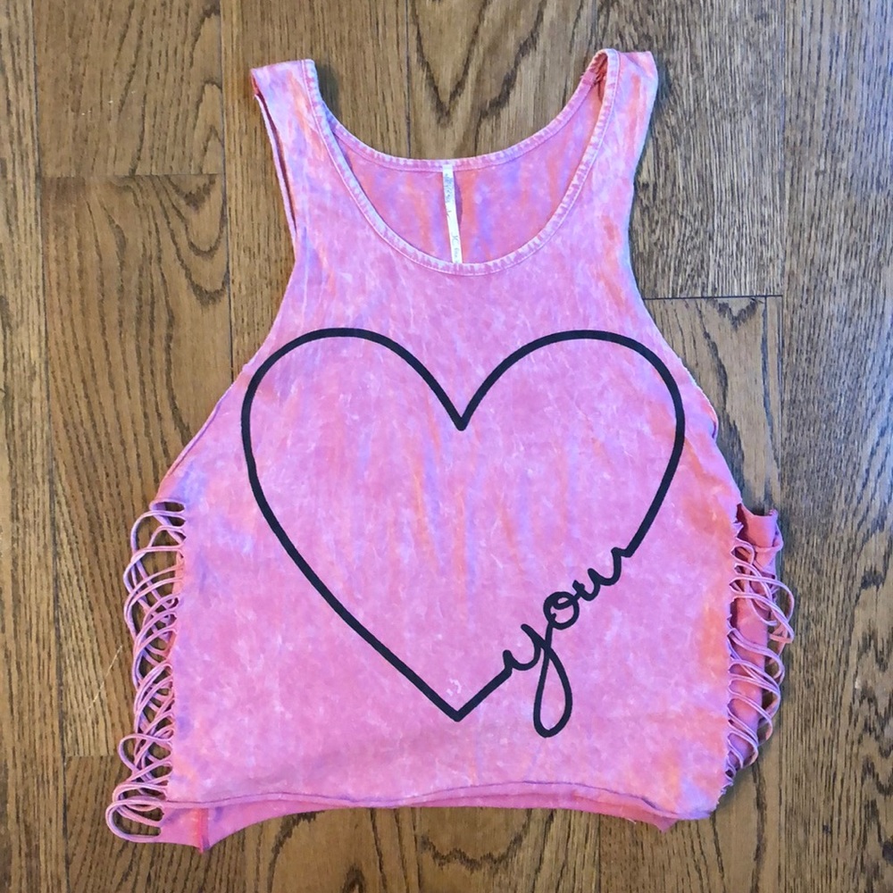 Women’s open side tank. Never worn. Great top!